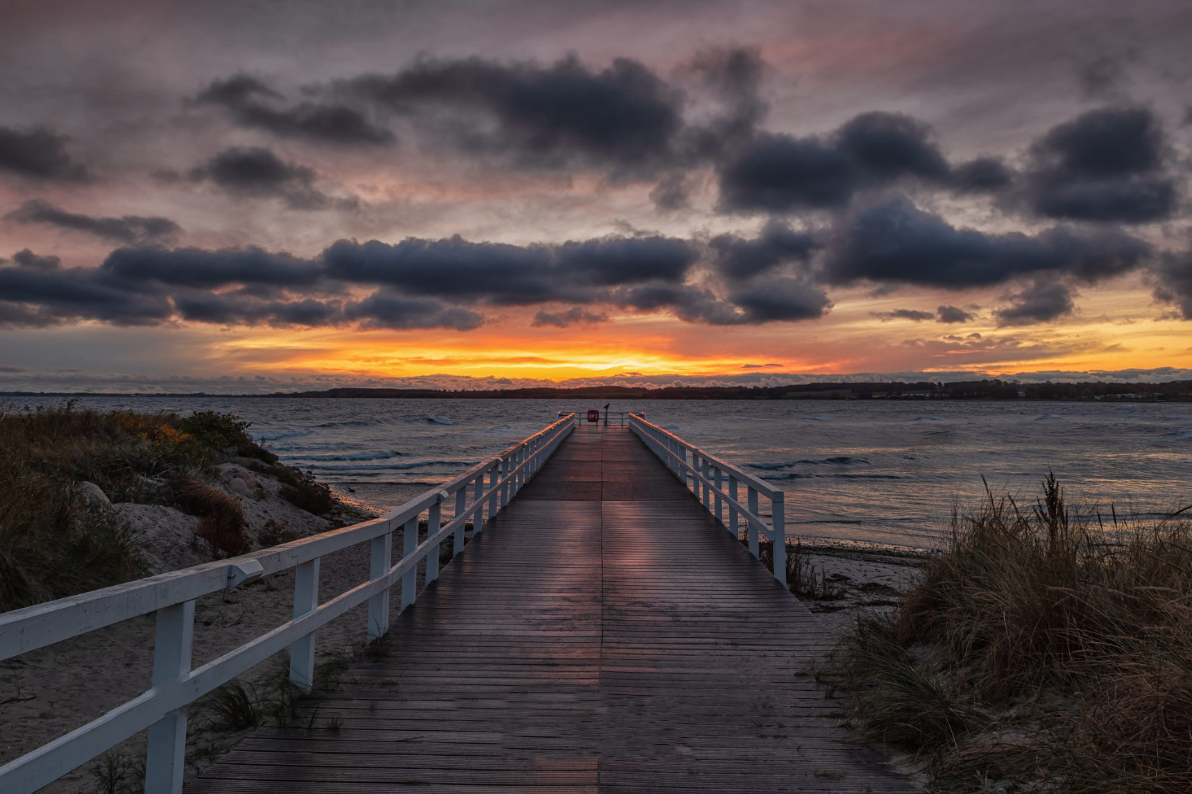 Beach pier