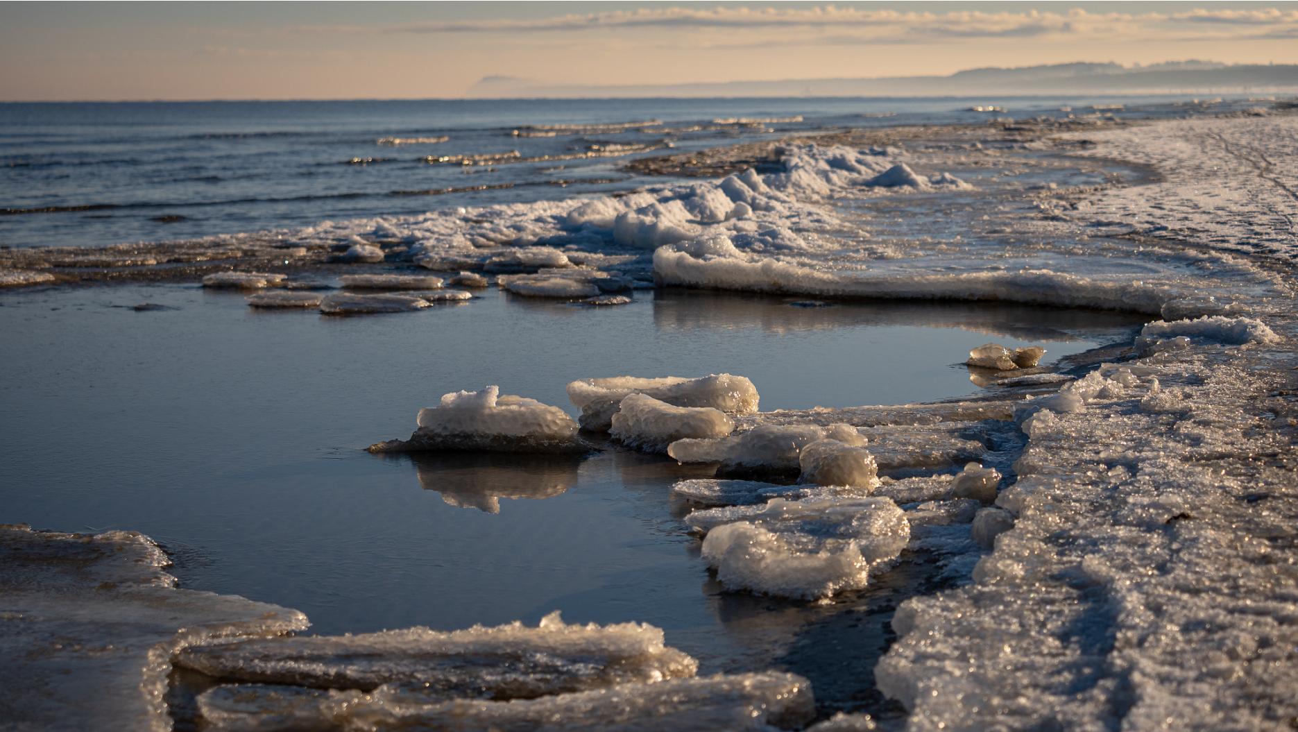 Winter am Strand, Germany