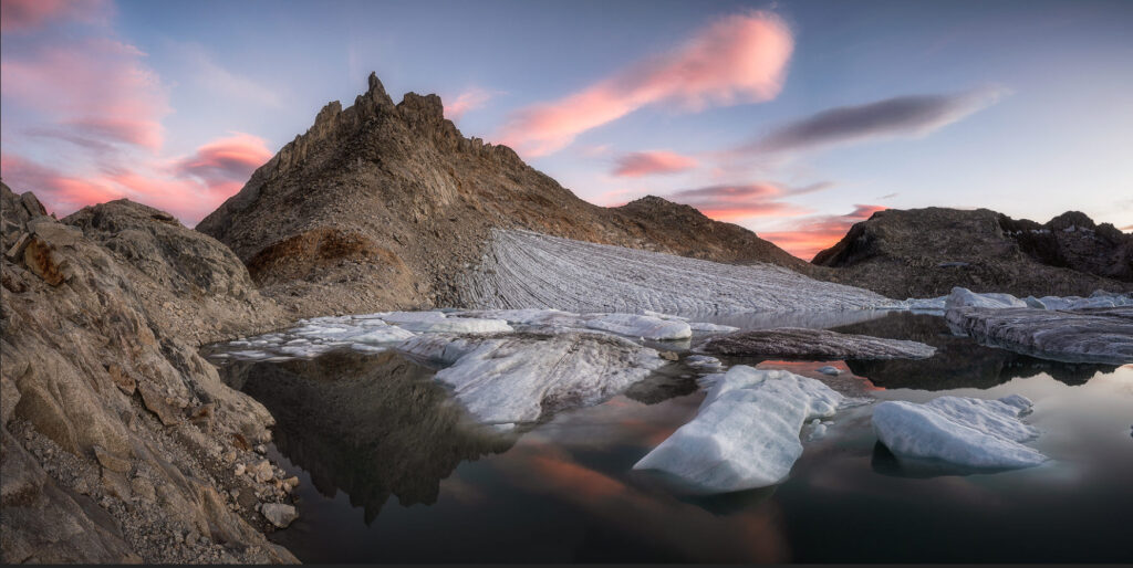 Glacier Lake, Swiss Alps
