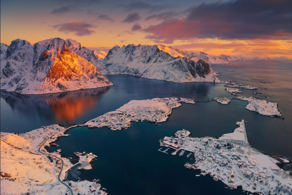 Lofoten from the air