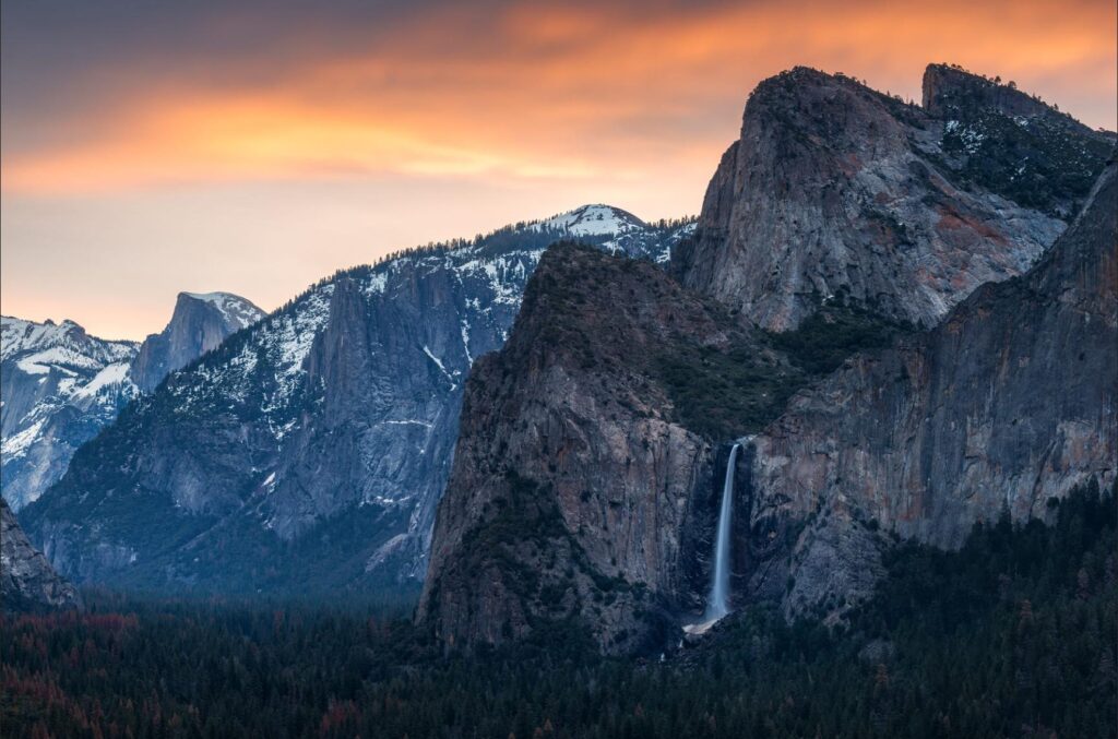 Golden Sunrise at Yosemite