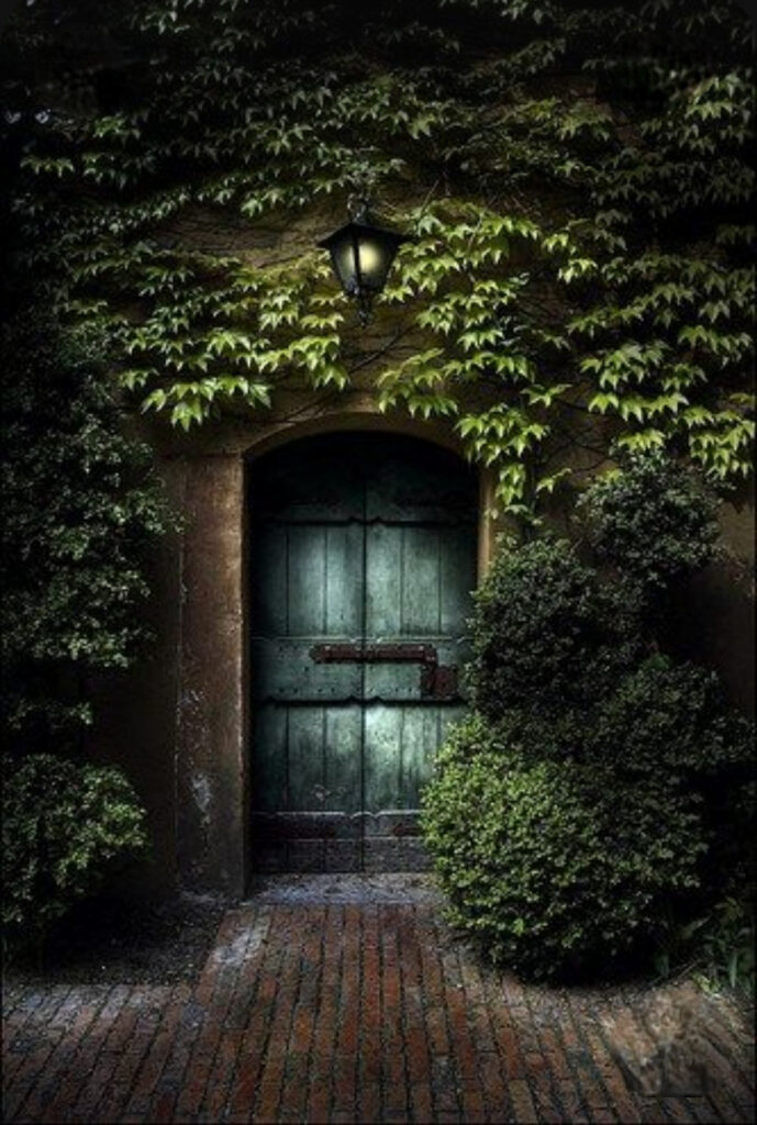 Green door