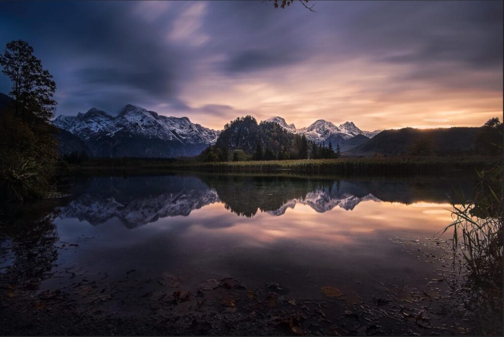 Autumnal evening at the Almsee