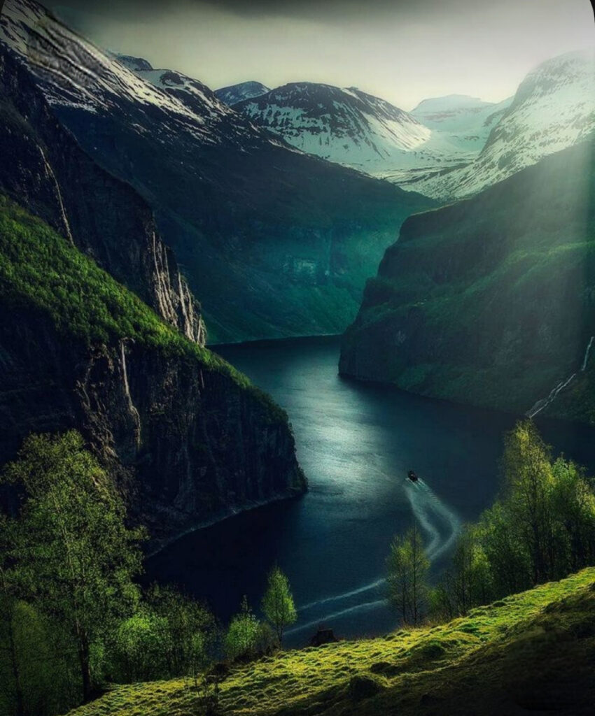 Geirangerfjord of Norway_